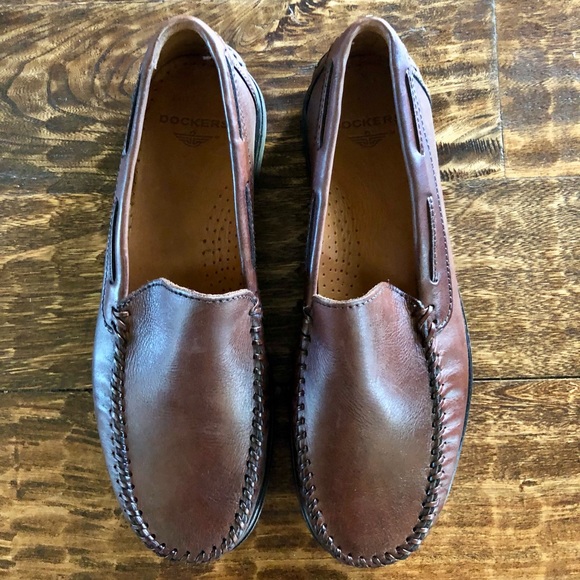 ❌SOLD❌ Dockers Brown Leather Loafers - Size 11M (NWOT) - Picture 2 of 11